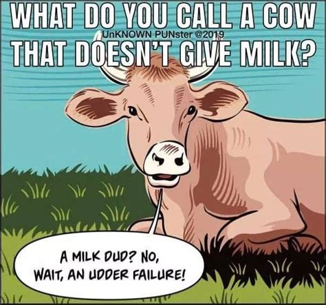 What Do You Call A Cow That Doesn’t Give Milk? | Funny jokes for kids ...