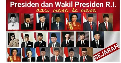 URUTAN Nama Presiden dan Wakil Presiden Indonesia Lengkap dengan ...