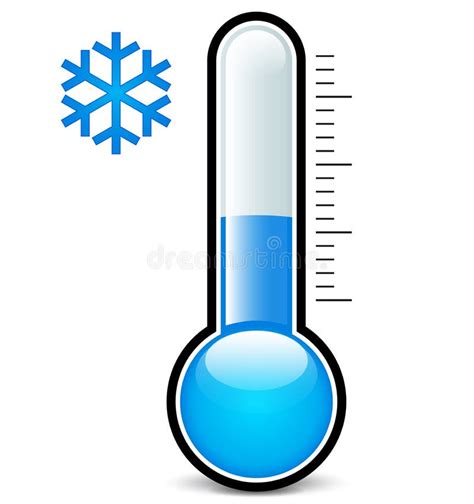 Thermometer cold icon stock vector. Illustration of design - 107481900