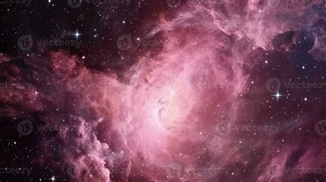 Pink universe light. Galaxies sky in space Planets and stars beauty of Galaxy space exploration ...