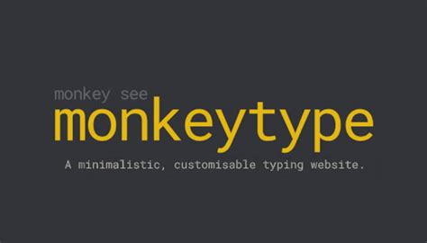 Testez votre vitesse de frappe au clavier avec Monkeytype