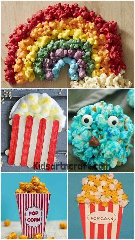 Popcorn Craft Ideas for Toddlers | Popcorn crafts, Arts and crafts for ...