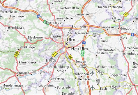 MICHELIN Neu-Ulm map - ViaMichelin