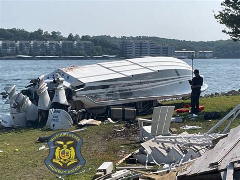 Lake of the Ozarks boat crash leaves 8 hurt, house damaged, man arrested