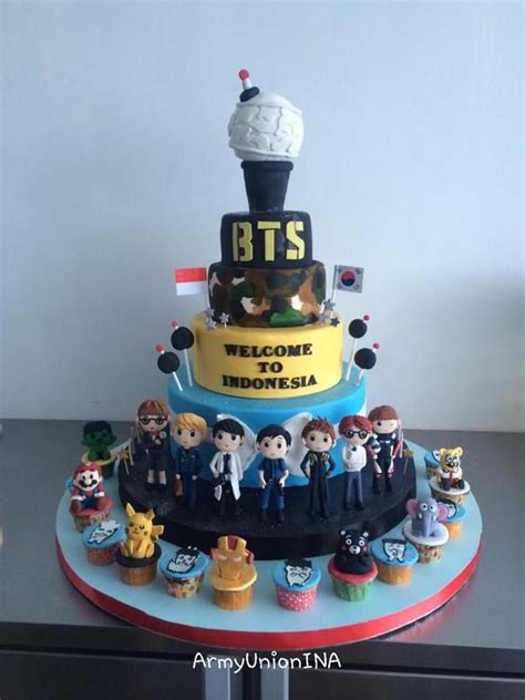 İlgili resim | Bts cake, Cake design, Bts