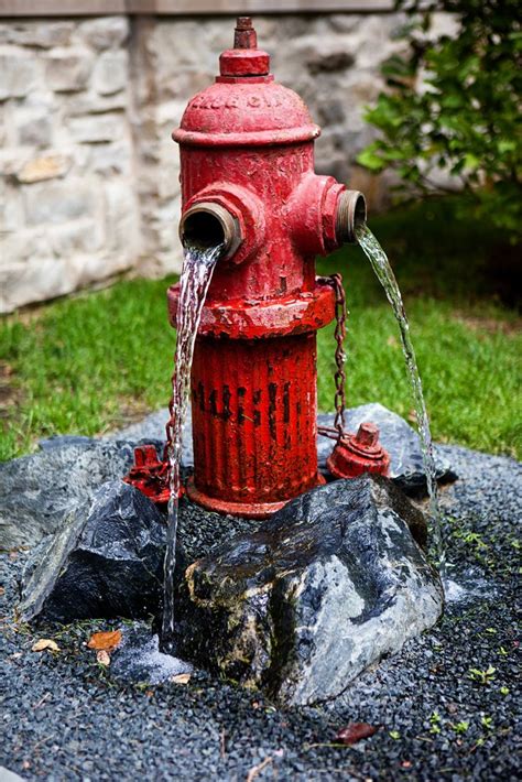 17 Best images about Fire hydrant water fountain on Pinterest | Gardens, Pond waterfall and Vintage