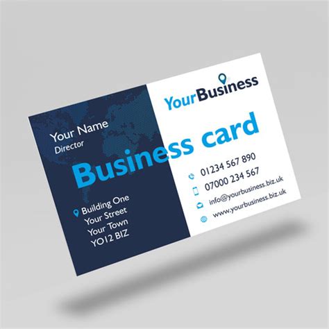 Single-sided business cards - fast local printing | Fidelity Design & Print