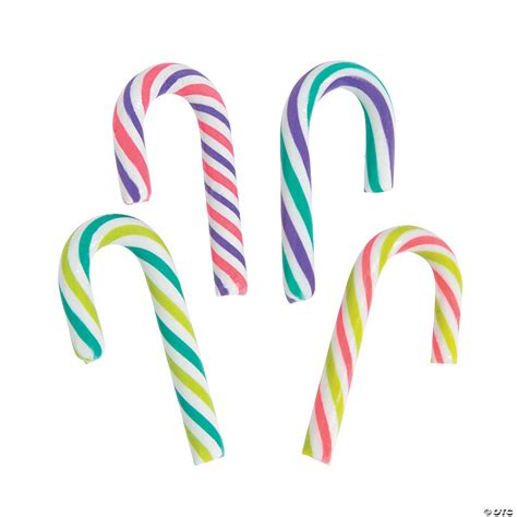 Holiday Brights Mini Candy Canes | Oriental Trading