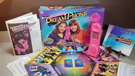 Vintage 1996 Electronic Dream Phone Board Game Milton Bradley - YouTube