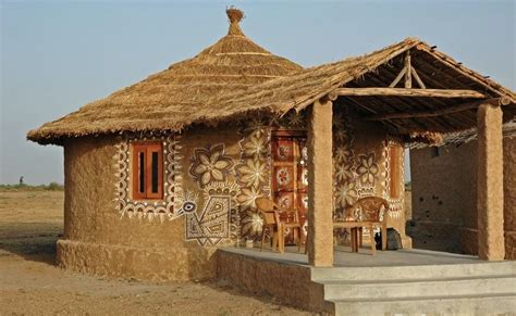 Pin on India-Gujarat-Kutsh | Village house design, Mud house, Hut house