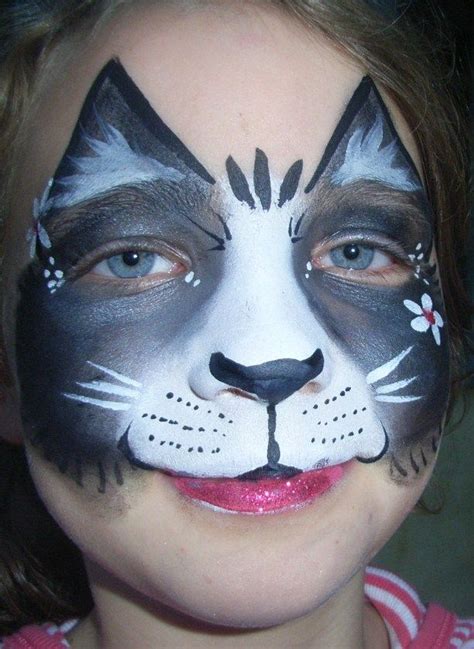 black cat Face Painting, Carnival, Halloween Face Makeup, Cats, Black ...