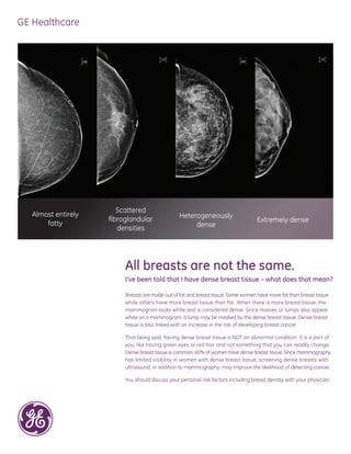 Ge healthcare quick-facts-about-breast-density | PDF