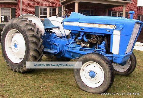 What horsepower rating is a ford 3000 tractor