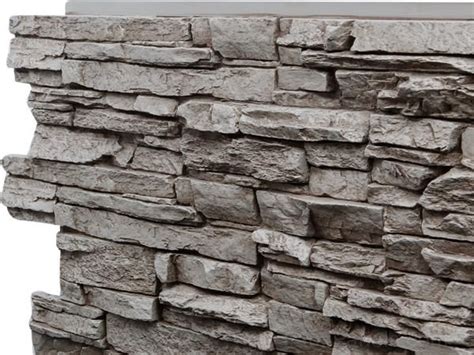 Colorado Dry Stack Faux Stone Wall Panel - Tall | Stone wall panels ...