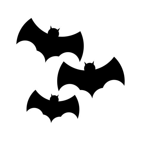 Halloween Bat Silhouette Vector Element , Halloween Celebration Vector 29220631 Vector Art at ...