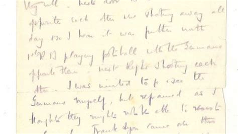 WW1 Christmas truce letter found in Staffordshire - BBC News