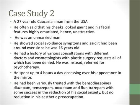 Body Dysmorphic Disorder