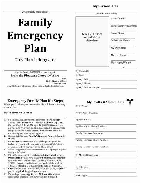 30 Daycare Emergency Preparedness Plan Template | Hamiltonplastering