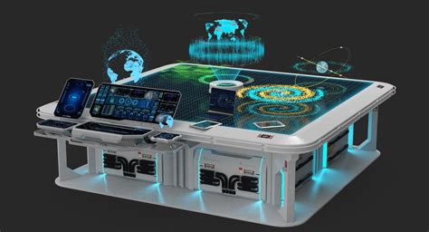 3D Model of Interactive Holographic Table in 2021 | Interactive ...