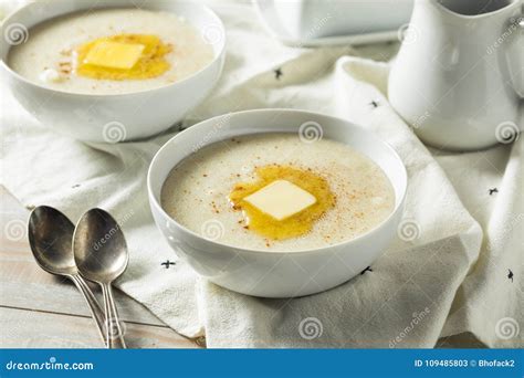 Homemade Healthy Creamy Wheat Farina Porridge Stock Image - Image of cereal, fresh: 109485803