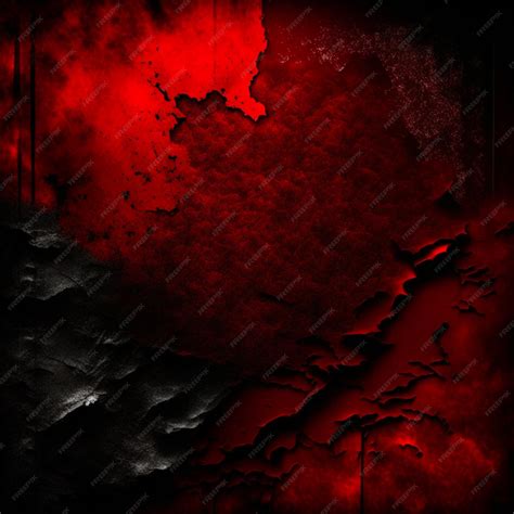 Premium AI Image | Old paper texture black and blood red background