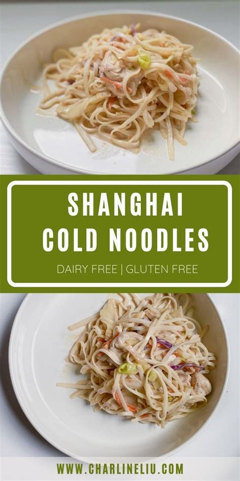 Shanghai Cold Noodles Recipe Cold Noodles Recipes, Noodle Recipes ...