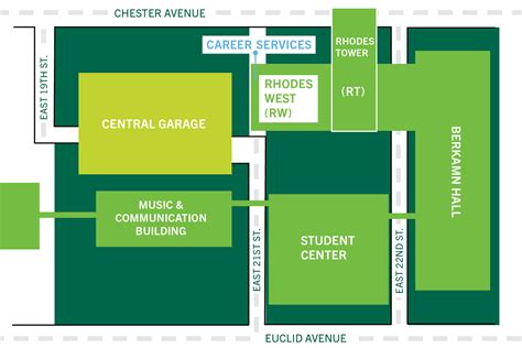 Cleveland State University Campus Map - Maping Resources