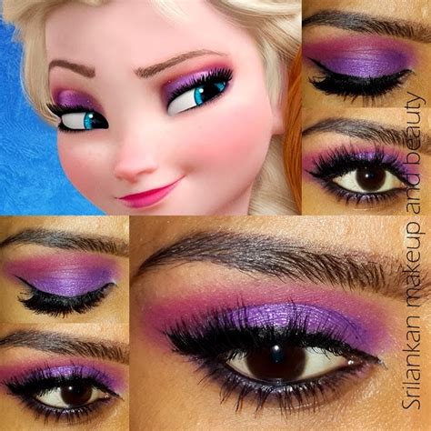 Srilankan Makeup and beauty blog: Elsa from Frozen Eye makeup