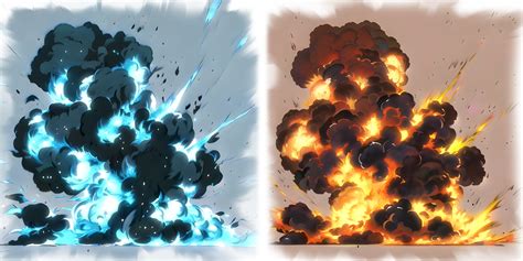 ArtStation - 2D FX Anime Explosion