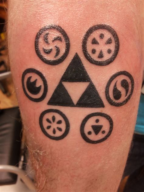 Zelda Tattoo Triforce OoT Sage Medallions by Krukmeister on DeviantArt