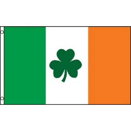 3x5 Ireland Flag Irish Shamrock Banner Clover Pennant St Patricks Day ...