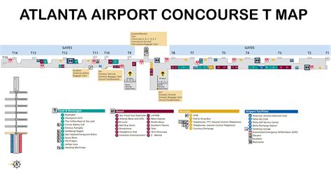 Skytrain Atlanta Airport Layout Map Finest Magnificent - Map Of Asia And Middle East Countries