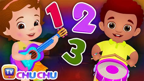 Ten Little Boys and Girls - Learning Numbers Song - ChuChu TV Number ...