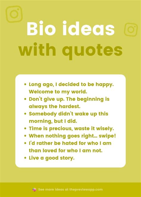 Best Instagram Bio Quotes