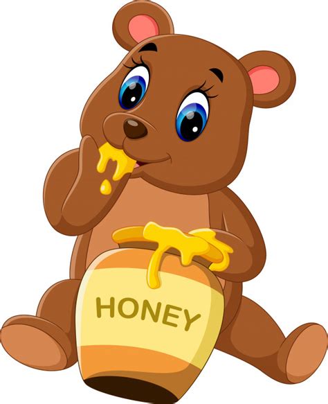 bear eating honey clipart 20 free Cliparts | Download images on Clipground 2024