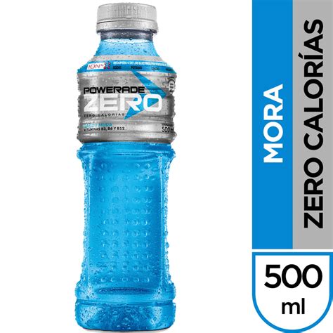 Bebida Rehidratante POWERADE Mora Sin Azúcar Botella 500ml - Supermercado