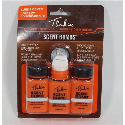 NEW 3PACK TINK'S SCENT DISPERSAL SCENT BOMBS