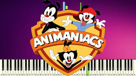 Animaniacs Theme Song - PIANO TUTORIAL - YouTube