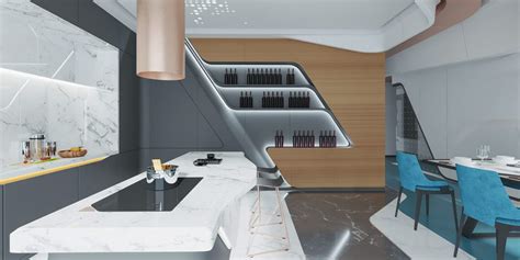 futuristic kitchen design | Interior Design Ideas