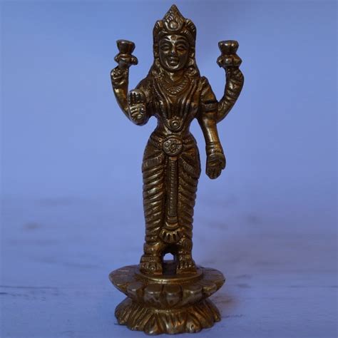 Buy Goddess Lakshmi Standing brass statue