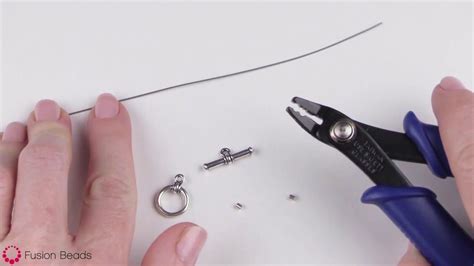 How to Use Crimping Pliers to Crimp Crimp Beads Tutorial Video | Fusion ... | Fusion beads ...