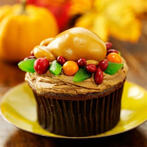 Thanksgiving Turkey Cupcakes Recipe | Taste of Home