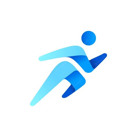 Premium Vector | Run running people human man sport logo vector icon illustration