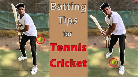 How to Improve Batting Skills in Tennis Cricket | Batting Tips and ...