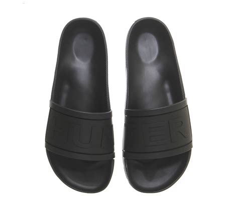 Lyst - Hunter Original Slide in Black for Men