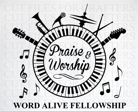 Personalized Church Praise and Worship Svg Worship Team Svg | Etsy