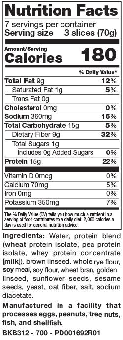 High Protein Brown Bread – CardioMender, MD