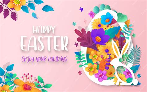 Premium Vector | Template banner for Happy easter