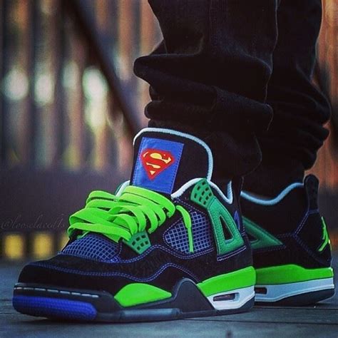 Superman 4s Jordans Sneakers, Air Jordans, Jordan 4, Superman, Air ...