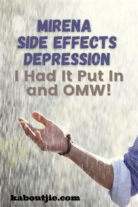 Mirena Side Effects Depression - I Had It Put In and OMW!